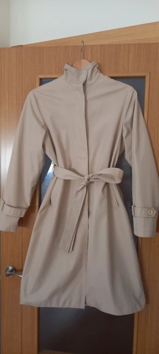 Gabardina Fendi Beige Talla L mujer Años 90