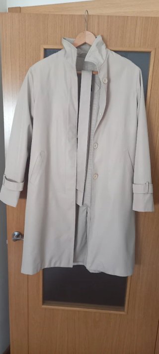 Gabardina Fendi Beige Talla L mujer Años 90