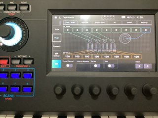 Teclado sintetizador YAMAHA MODX M6