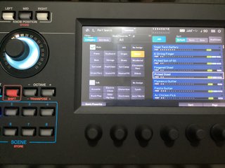 Teclado sintetizador YAMAHA MODX M6