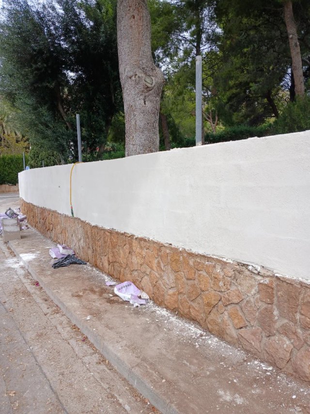 MURO DE CONTENCION DECORATIVO