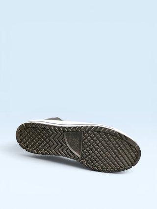 Converse Botas Negras Cordones Blancos