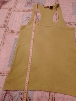 Camiseta tirantes verde Mango