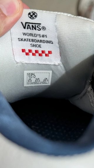 Zapatillas Vans Blancas y Azules