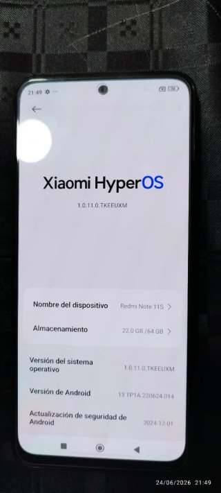 Xiaomi Redmi Note 11S Gris