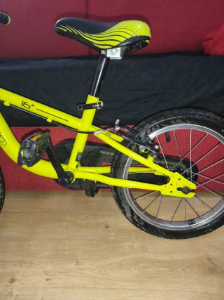 Bicicleta Infantil B-PRO 16 Amarilla