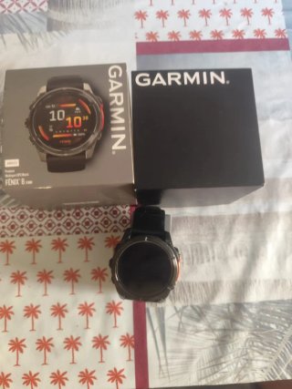 Reloj Garmin 8 51mm Negro/Plata