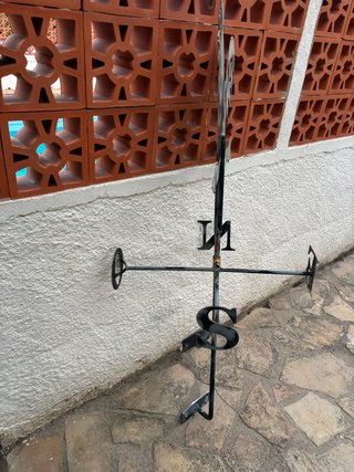 Veleta de hierro con gallo