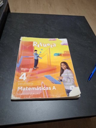Matemáticas A. 4 Secundaria. Revuela. Comunidad...