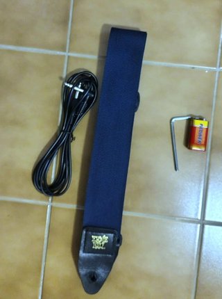 Guitarra Harley Benton HBO-850 Blue +  Extras