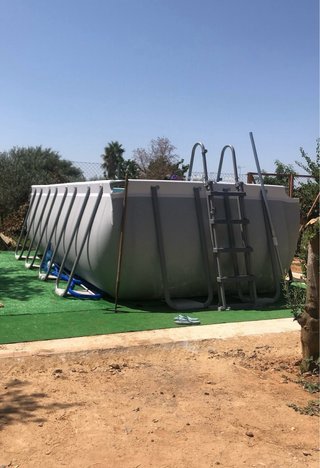 Piscina tubular de PVC 5.97x2.84x1.22 con depurado