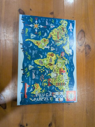 Puzzle Educa 200 Piezas Mundo