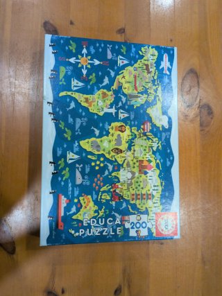 Puzzle Educa 200 Piezas Mundo