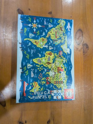 Puzzle Educa 200 Piezas Mundo