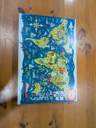 Puzzle Educa 200 Piezas Mundo