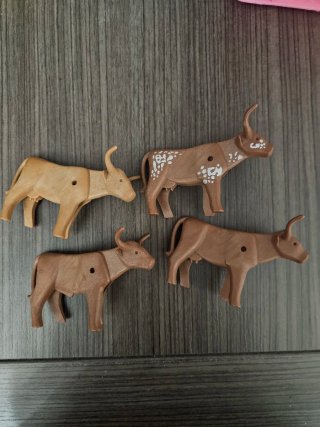 Playmobil Búfalo Oeste + 4 Vacas Longhorns.