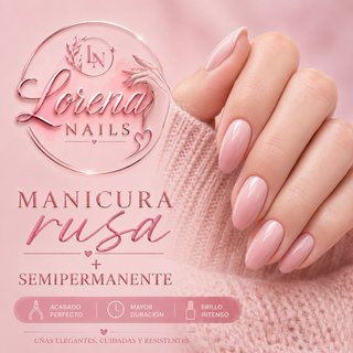 Manicura Rusa Semipermanente