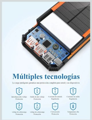 Cargador Solar 20000mAh PD20W Power Bank