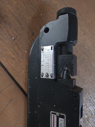 Tenaza crimpadora prensaterminales Wurth