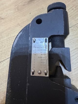Tenaza crimpadora prensaterminales Wurth
