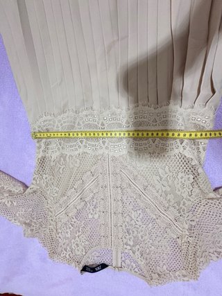 Vestido Zara Beige Talla 38
