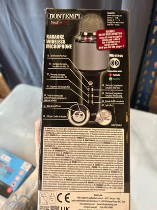 Micrófono Karaoke Inalámbrico Bontempi Tech