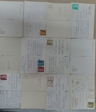 Lote 12 Postales Antiguas