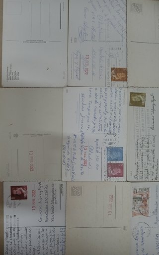 Lote 12 Postales Antiguas