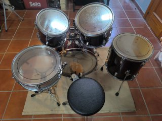 Batería Acústica Millenium Burdeos