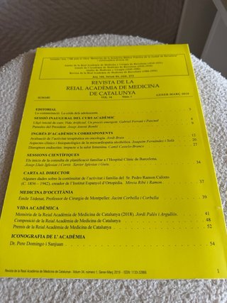 REVISTA DE LA REIAL ACADÈMIA DE MEDICINA 34