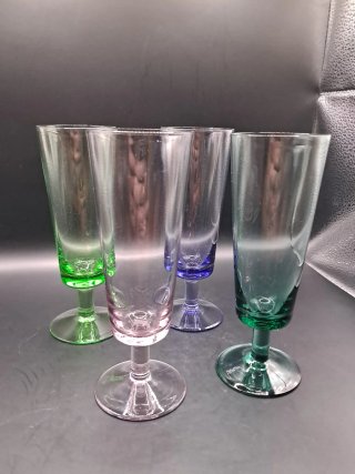 Copas de vino/cava colores cristal