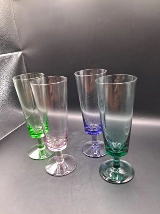 Copas de vino/cava colores cristal