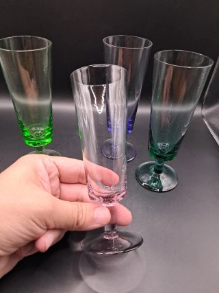 Copas de vino/cava colores cristal