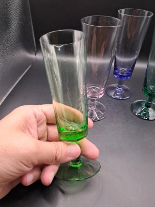 Copas de vino/cava colores cristal
