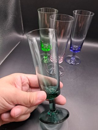 Copas de vino/cava colores cristal