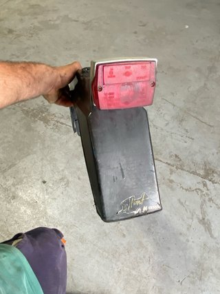 Guardabarros trasero Derbi Variant