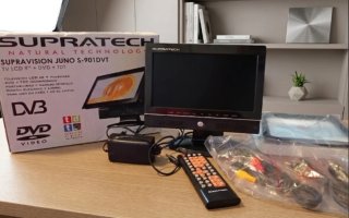 TV Portátil Supratech 9 LCD + DVD + TDT.