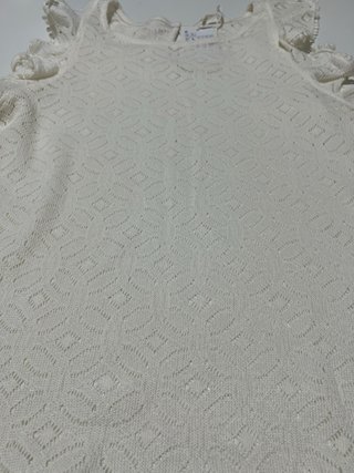 Blusa Springfield crema Bordada Talla L