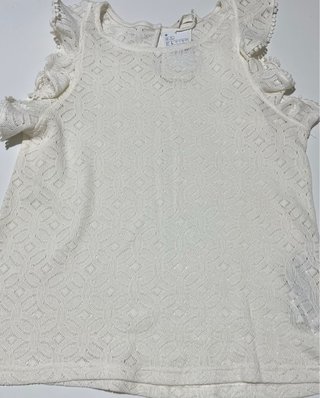 Blusa Springfield crema Bordada Talla L