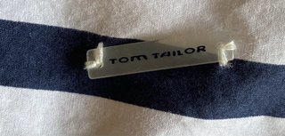Camisa Tom Tailor Rayas Azul y Blanco Algodón