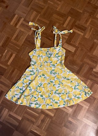 Vestido Zara Limones
