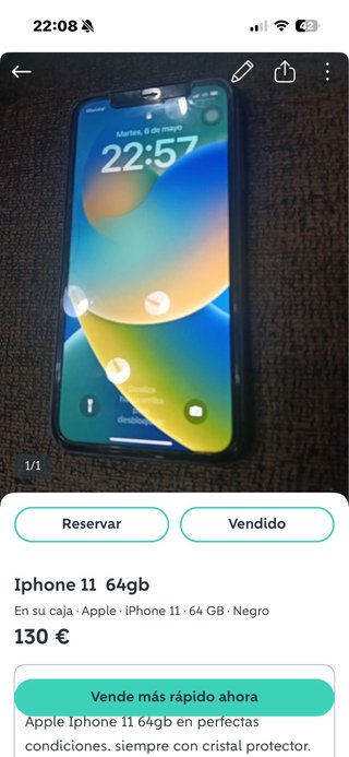 iPhone 11 64GB Negro