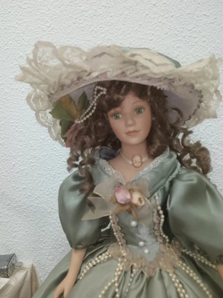 Muñecas de porcelana vintage