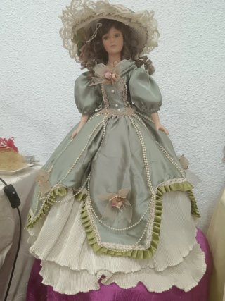 Muñecas de porcelana vintage