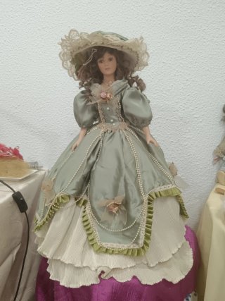 Muñecas de porcelana vintage
