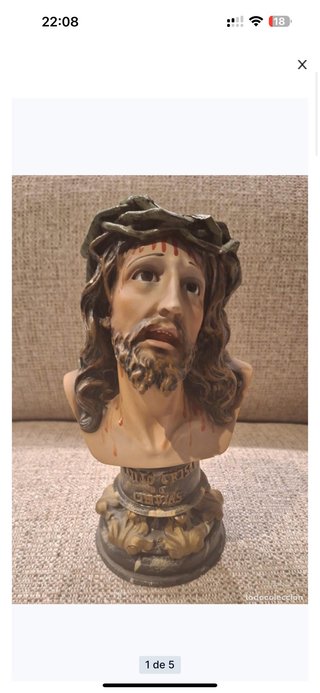 Santo Cristo de Limpias Busto