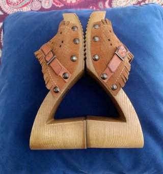 Zuecos o Sandalias de Piel Porronet Talla 38