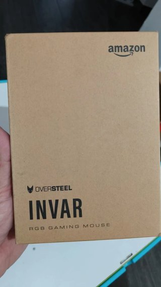 Mouse Gaming Oversteel Invar USB RGB Nero