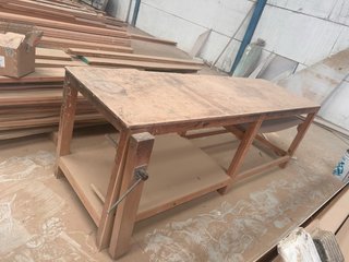 Mesa de trabajo carpintería