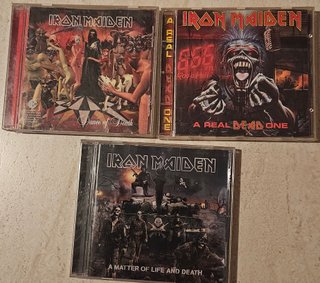 Lote 3 CDs Iron Maiden